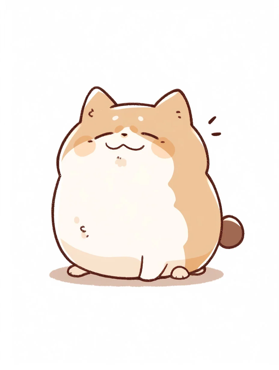 猫のステッカーイラスト 制作ビジュアル 3