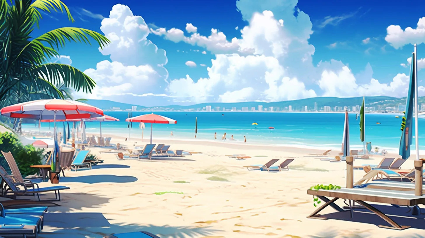 海のイラスト 制作ビジュアル 2