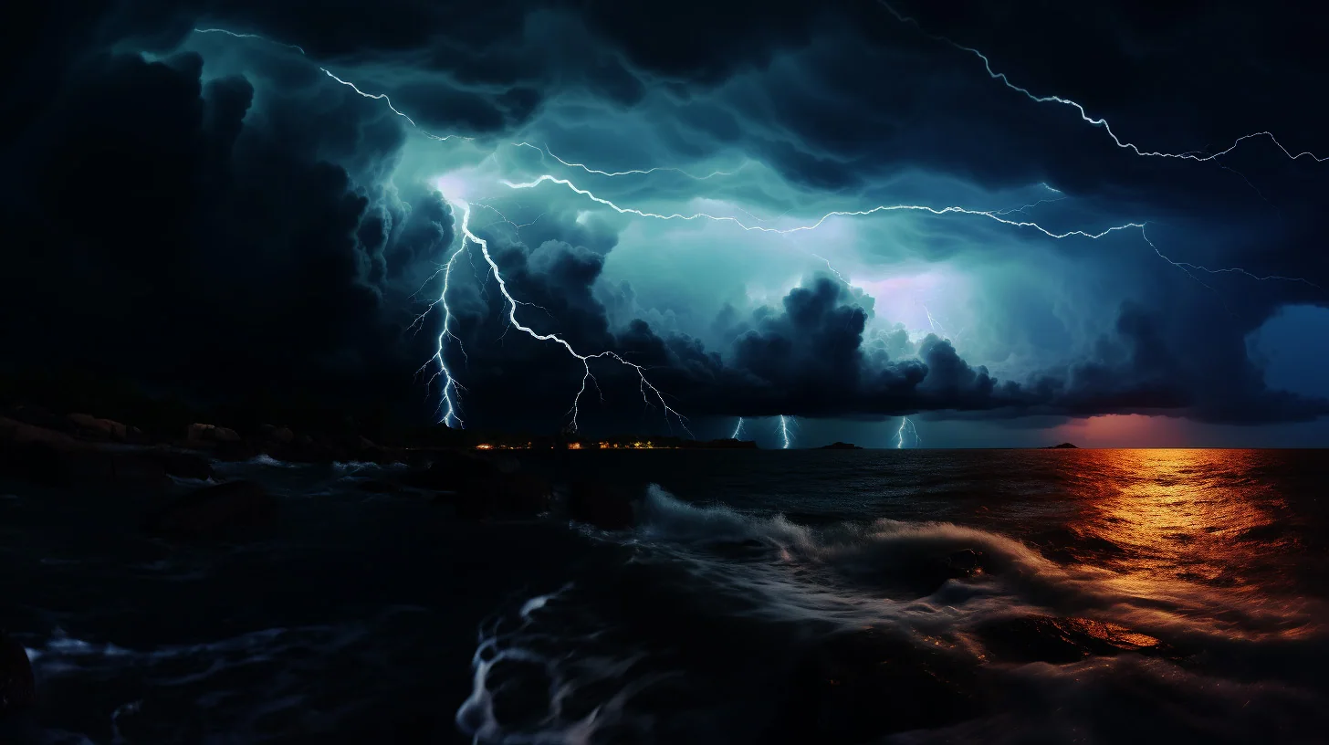 雷雲の3DCG