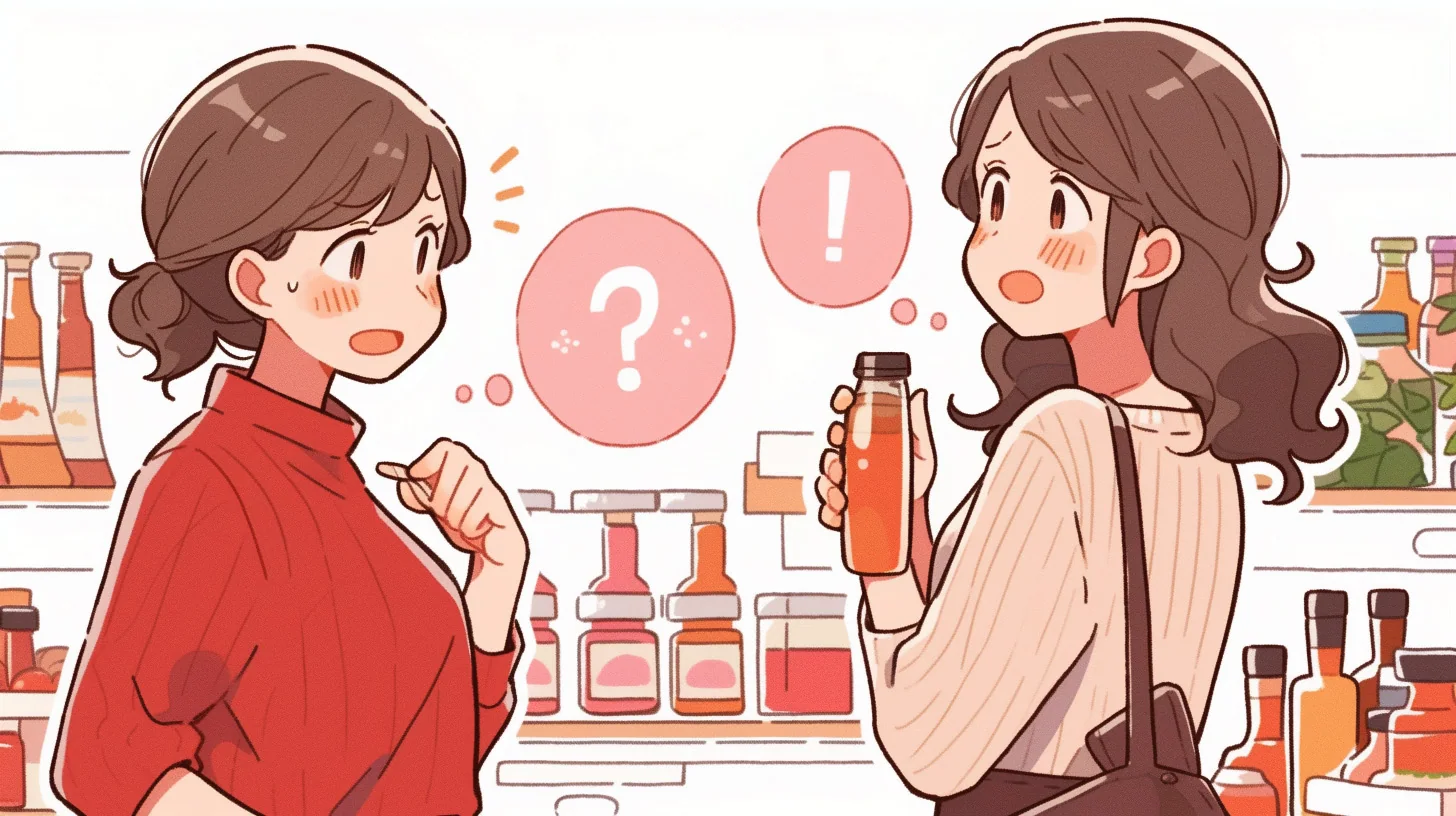 商品を紹介する女性のイラスト 制作ビジュアル 1