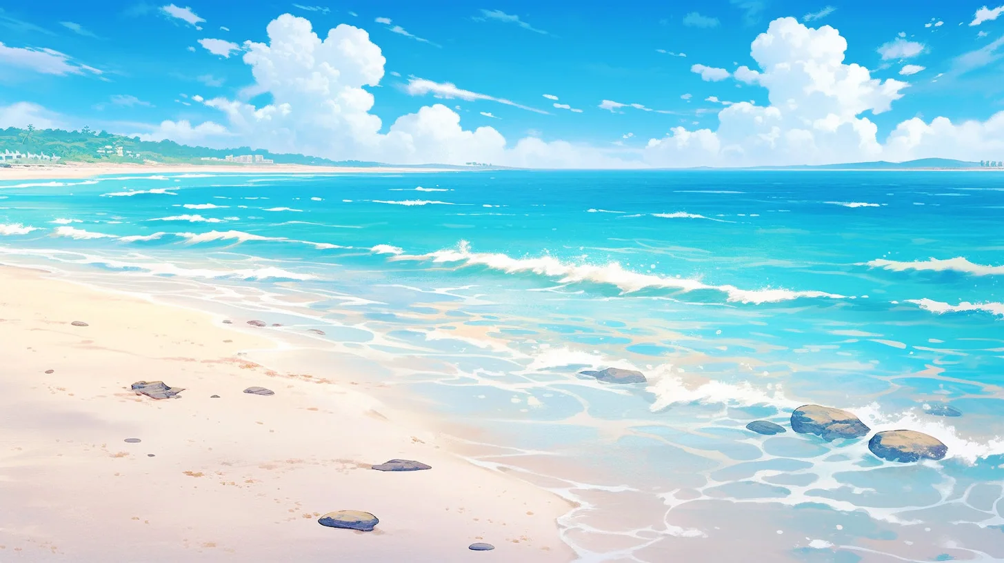 海のイラスト 制作ビジュアル 4
