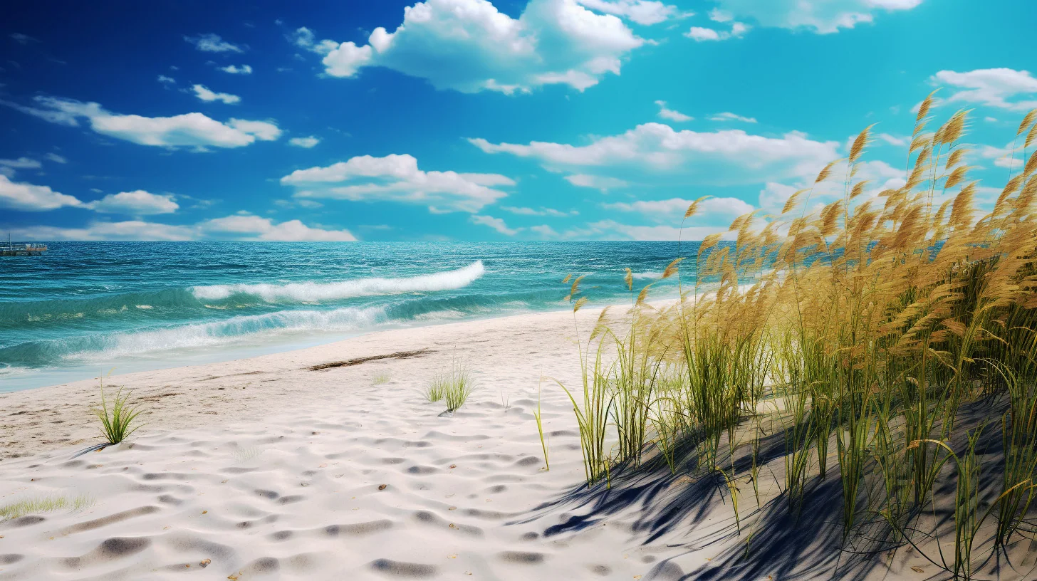 砂浜の3DCG 制作ビジュアル 3