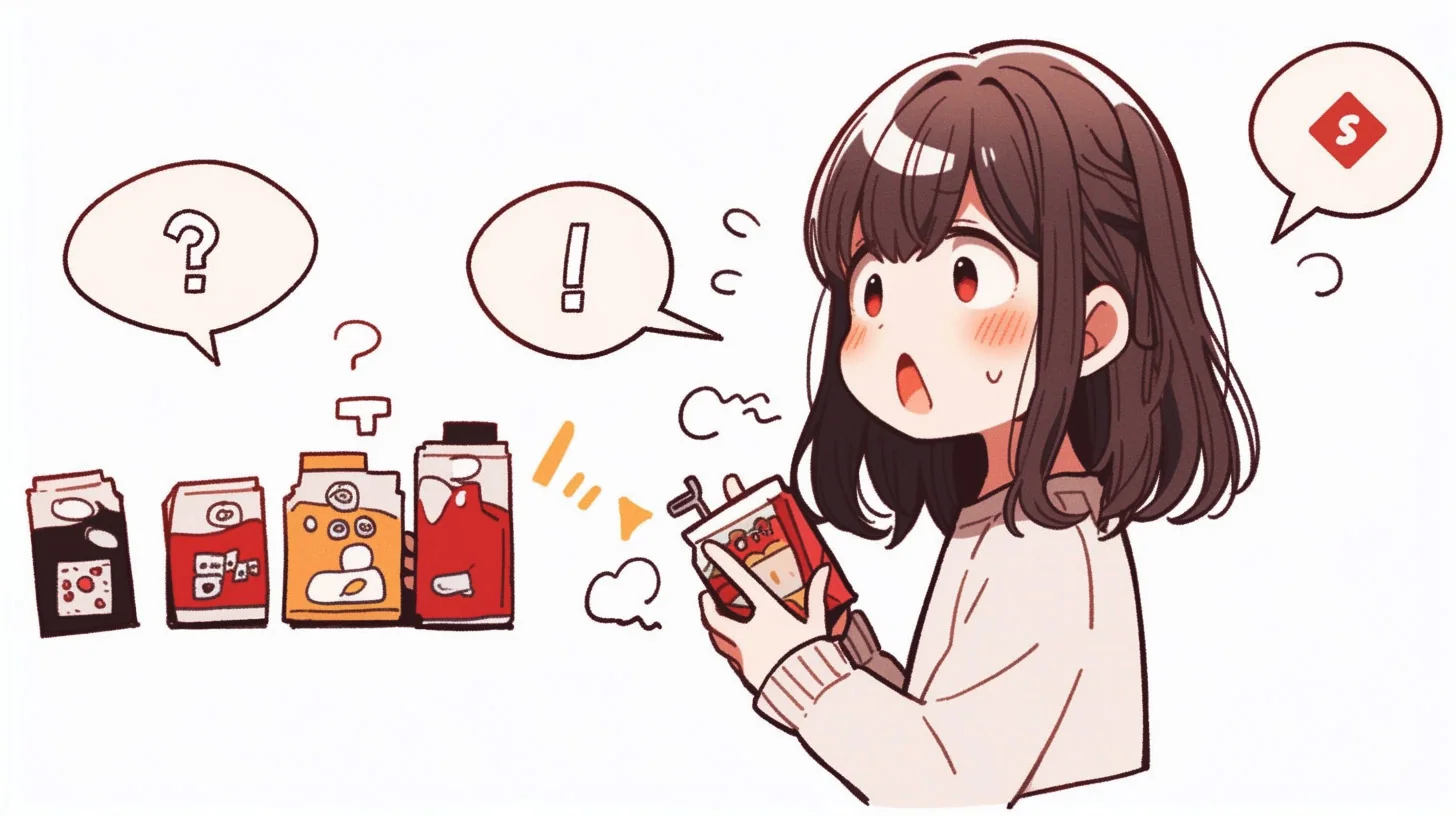 商品を紹介する女性のイラスト 制作ビジュアル 6