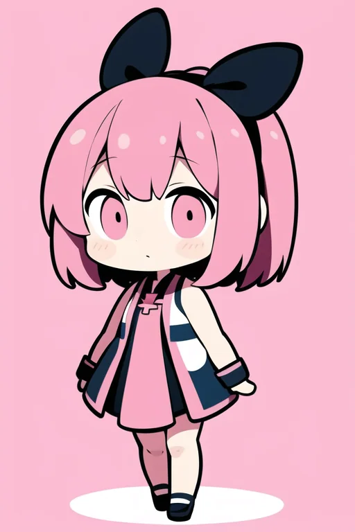 AIによるデフォルメキャラクター 制作ビジュアル 2