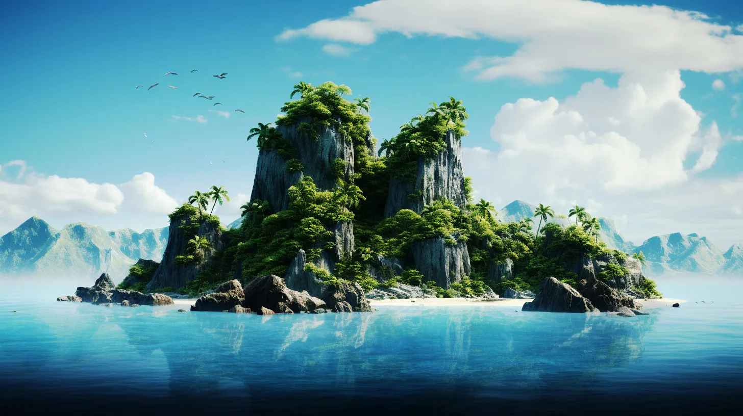 Unreal Engineによるゲーム背景 制作ビジュアル 1